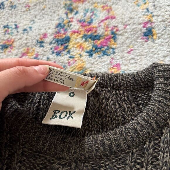 90s vintage slouchy oversized cable knit wool crewneck jumper - Picture 10 of 11